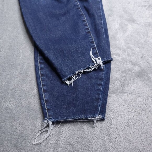 Judy Blue Womens Skinny Fit Jeans 16W Dark Wash Mid Rise Ankle Stretch - Picture 5 of 9